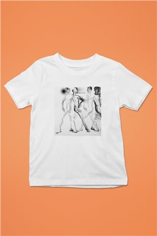 Figür Beyaz Unisex Çocuk Tişört