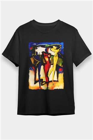 Figür Siyah Unisex Tişört T-Shirt - TişörtFabrikası
