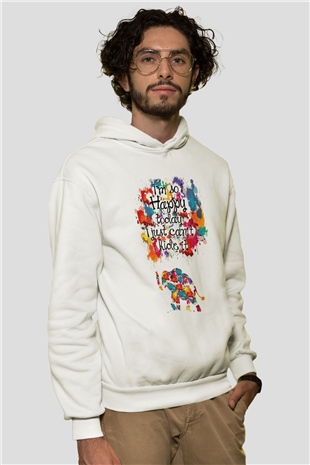 Fil Beyaz Unisex Hoodie