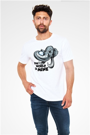Fil Beyaz Unisex Tişört T-Shirt - TişörtFabrikası