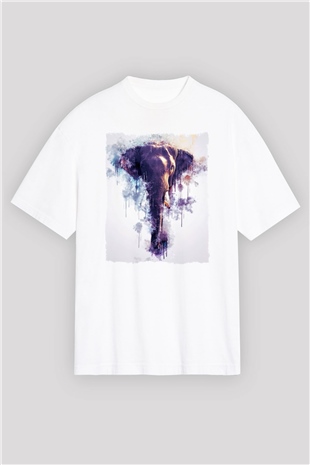 Fil Beyaz Oversize Tişört Oversize T-shirt - TişörtFabrikası