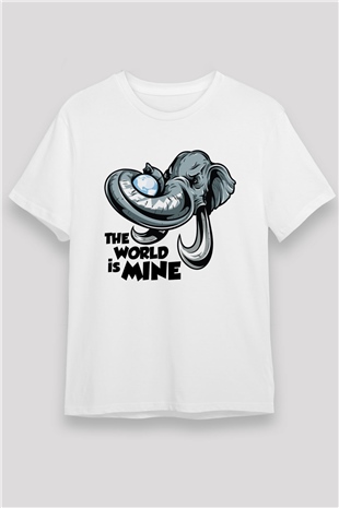 Fil Beyaz Unisex Tişört T-Shirt - TişörtFabrikası