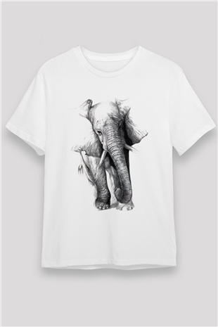Fil Beyaz Unisex Tişört T-Shirt - TişörtFabrikası