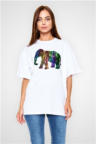 Fil Beyaz Oversize Tişört Oversize T-shirt - TişörtFabrikası