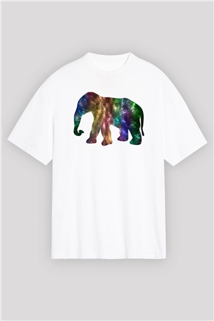 Fil Beyaz Oversize Tişört Oversize T-shirt - TişörtFabrikası