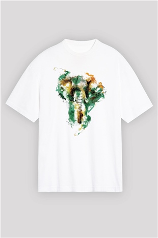 Fil Beyaz Oversize Tişört Oversize T-shirt - TişörtFabrikası