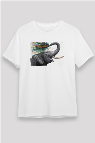 Fil Beyaz Unisex Tişört T-Shirt - TişörtFabrikası