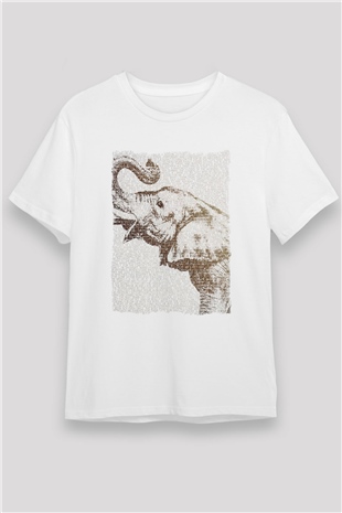 Fil Beyaz Unisex Tişört T-Shirt - TişörtFabrikası