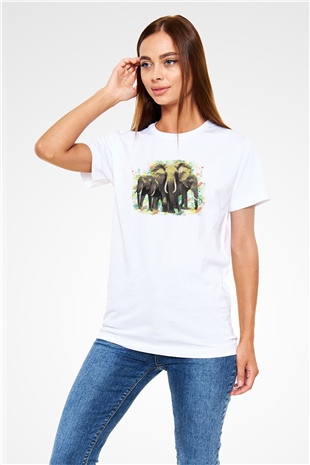 Fil Beyaz Unisex Tişört T-Shirt - TişörtFabrikası