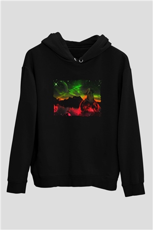 Fil Siyah Unisex Hoodie
