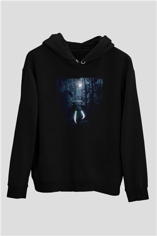 Fil Siyah Unisex Hoodie