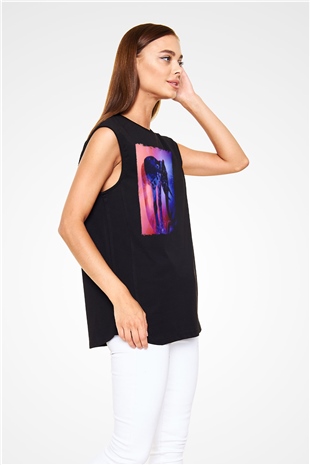 Fil Siyah Unisex Kolsuz Tişört