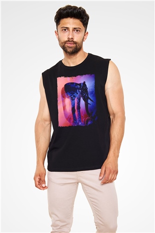 Fil Siyah Unisex Kolsuz Tişört