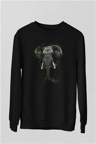 Fil Siyah Unisex Sweatshirt