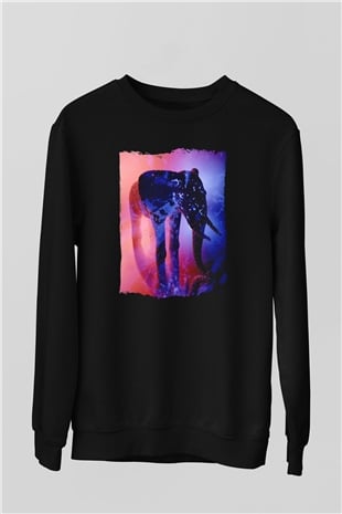 Fil Siyah Unisex Sweatshirt