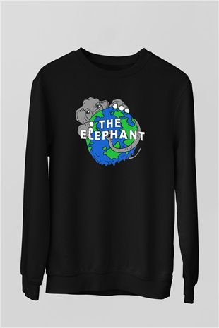 Fil Siyah Unisex Sweatshirt