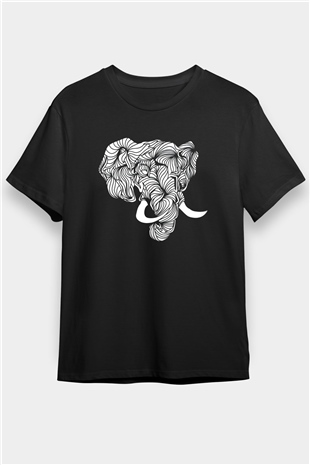 Fil Siyah Unisex Tişört T-Shirt - TişörtFabrikası