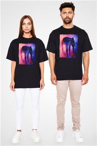 Fil Siyah Oversize Tişört Oversize T-shirt - TişörtFabrikası