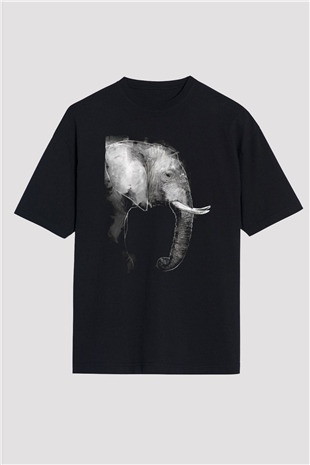 Fil Siyah Oversize Tişört Oversize T-shirt - TişörtFabrikası