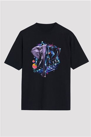 Fil Siyah Oversize Tişört Oversize T-shirt - TişörtFabrikası
