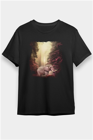 Fil Siyah Unisex Tişört T-Shirt - TişörtFabrikası