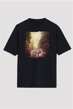 Fil Siyah Oversize Tişört Oversize T-shirt - TişörtFabrikası