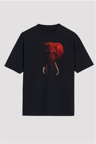 Fil Siyah Oversize Tişört Oversize T-shirt - TişörtFabrikası