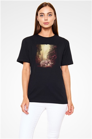 Fil Siyah Unisex Tişört T-Shirt - TişörtFabrikası