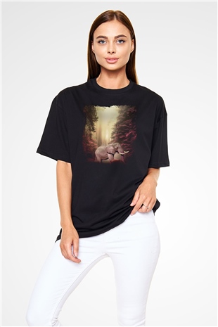 Fil Siyah Oversize Tişört Oversize T-shirt - TişörtFabrikası