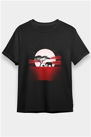 Fil Siyah Unisex Tişört T-Shirt - TişörtFabrikası