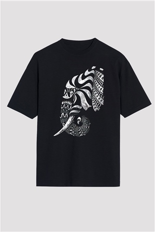Fil Siyah Oversize Tişört Oversize T-shirt - TişörtFabrikası