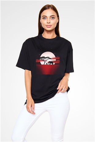 Fil Siyah Oversize Tişört Oversize T-shirt - TişörtFabrikası