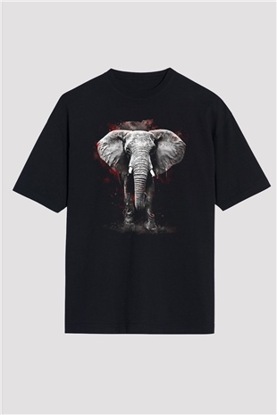 Fil Siyah Oversize Tişört Oversize T-shirt - TişörtFabrikası