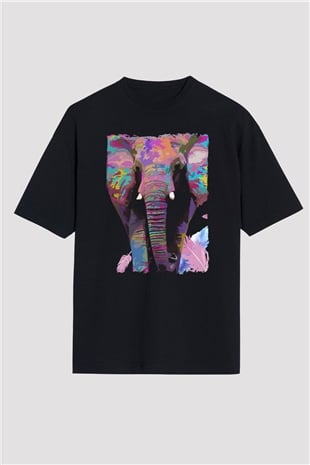 Fil Siyah Oversize Tişört Oversize T-shirt - TişörtFabrikası