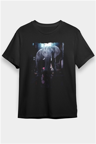 Fil Siyah Unisex Tişört T-Shirt - TişörtFabrikası