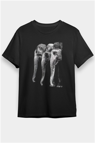 Fil Siyah Unisex Tişört T-Shirt - TişörtFabrikası