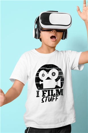 Film yönetmeni Beyaz Unisex Çocuk Tişört