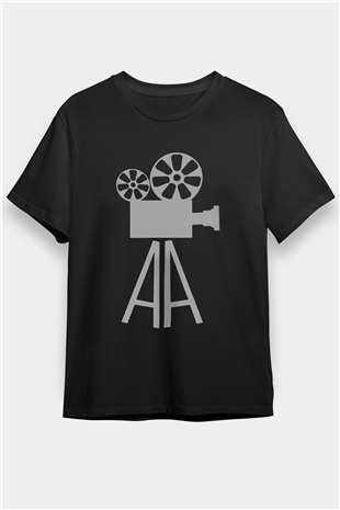 Film yönetmeni Siyah Unisex Tişört T-Shirt - TişörtFabrikası
