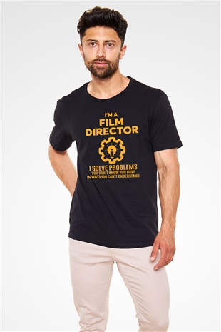Film yönetmeni Siyah Unisex Tişört T-Shirt - TişörtFabrikası