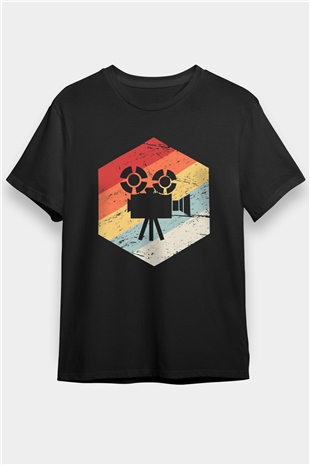 Film yönetmeni Siyah Unisex Tişört T-Shirt - TişörtFabrikası