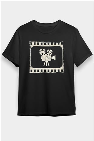 Film yönetmeni Siyah Unisex Tişört T-Shirt - TişörtFabrikası