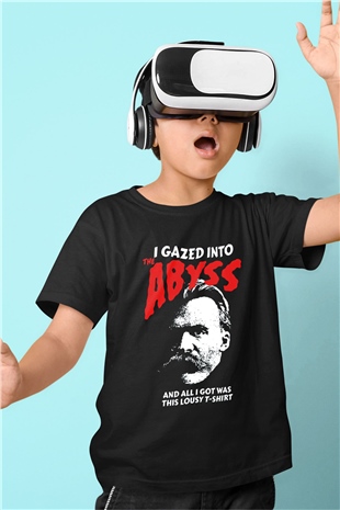 Filozof Siyah Unisex Çocuk Tişört