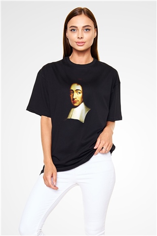 Filozof Siyah Unisex Oversize Tişört T-Shirt