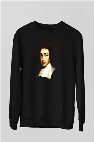 Filozof Siyah Unisex Sweatshirt