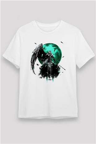 Final Fantasy Beyaz Unisex Tişört T-Shirt