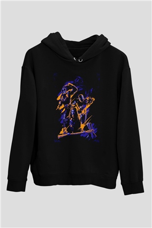 Final Fight Siyah Unisex Hoodie