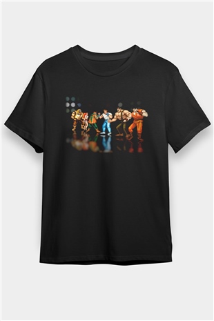 Final Fight Siyah Unisex Tişört