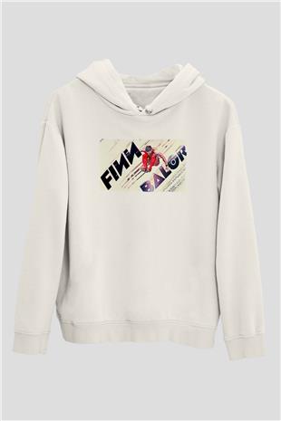 Finn Balor Baskılı Beyaz Unisex Hoodie