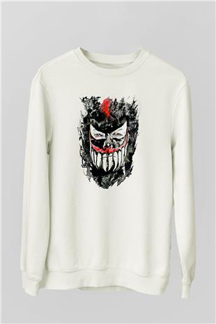 Finn Balor Baskılı Beyaz Unisex Sweatshirt