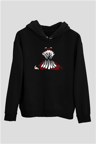 Finn Balor Baskılı Unisex Siyah Hoodie
